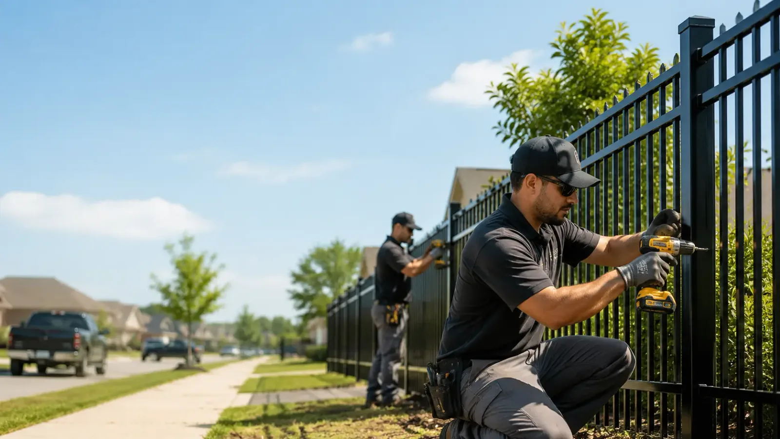 Metal Fence Installation in Marblehead, MA